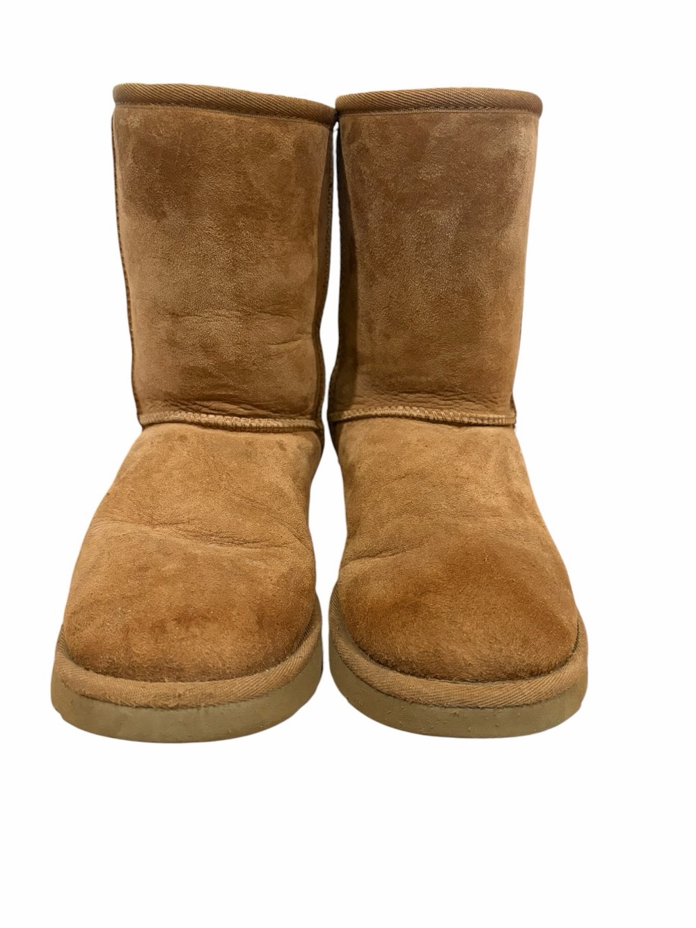 UGG classic brown suede Sherpa boots size 8